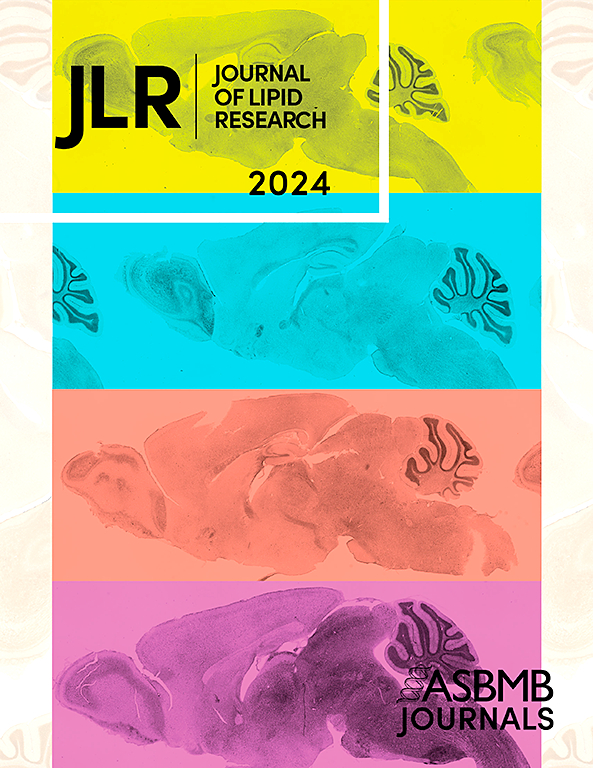 Go to journal home page - Journal of Lipid Research